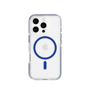 כיסוי Tech21 EvoCrystal MagSafe ל -iPhone 16 Pro - כחול